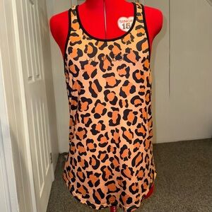 J.J. Malibu Cheetah Print Tank Top